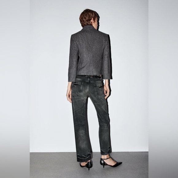 LOW RISE STRAIGHT LEG JEANS ZW COLLECTION - Picture 11 of 12